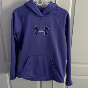 Under Armour - purple, fleece-lined sweatshirt